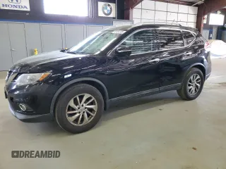 2015 Nissan Rogue SL with VIN 5N1AT2MV9FC817676, listed as a Copart auction lot 55464705 with 254,530 mi miles and Clean Title. Bid and sale history available at carsss.com. Image 1.