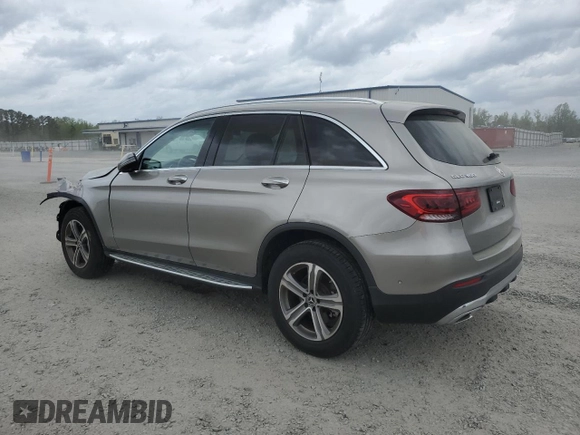 2021 Mercedes-Benz GLC with VIN W1N0G8EB1MV298807, listed as a Copart auction lot 51919905 with 45,589 mi miles and Salvage Title. Bid and sale history available at carsss.com. Image 2.