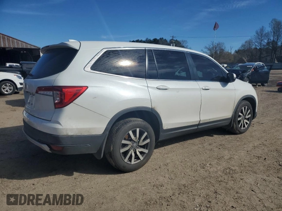 2021 Honda Pilot EX-L with VIN 5FNYF5H53MB037341, listed as a Copart auction lot 47585325 with 80,992 mi miles and Salvage Title. Bid and sale history available at DreamBid. Image 3.