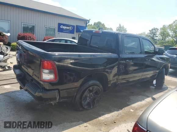 2022 Ram 1500 Big Horn with VIN 1C6RRFFG6NN283316, listed as a Copart auction lot 62419314 with 40,848 mi miles and Salvage Title. Bid and sale history available at carsss.com. Image 3.