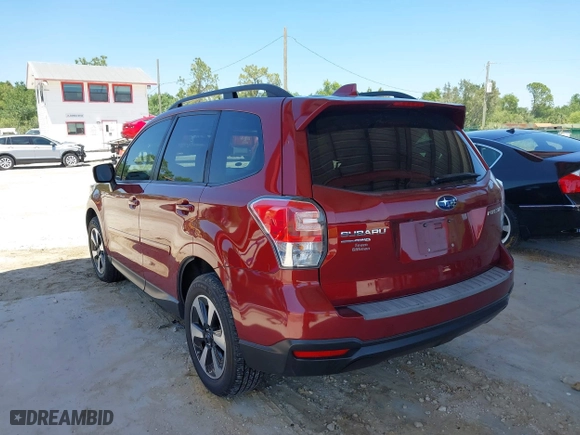 2018 Subaru Forester Premium with VIN JF2SJAEC6JH408179, listed as a IAAI auction lot 42007138 with 85,887 mi miles. Bid and sale history available at carsss.com. Image 3.