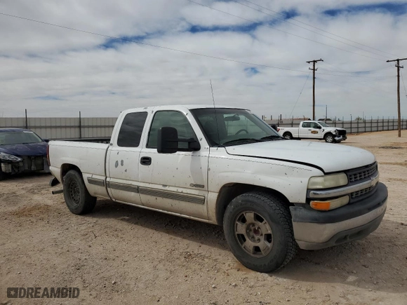2002 Chevrolet Silverado 1500 LS with VIN 2GCEC19V421230195, listed as a Copart auction lot 45417944 with 0 mi miles and Clean Title. Bid and sale history available at carsss.com. Image 4.