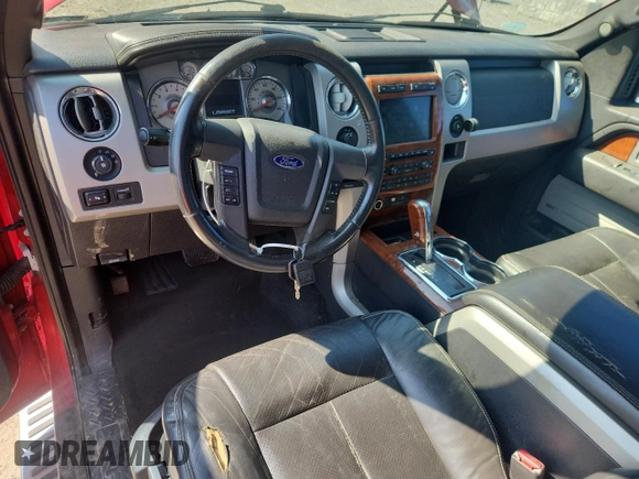 2010 Ford F-150 XL with VIN 1FTFW1EV8AFD41860, listed as a Copart auction lot 61494945 with Not provided miles and Salvage title. Bid and sale history available at DreamBid. Image 8.