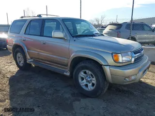 2001 Toyota 4Runner Limited with VIN JT3HN87R119045716, listed as a IAAI auction lot 41681981 with 256,136 mi miles. Bid and sale history available at carsss.com. Image 1.