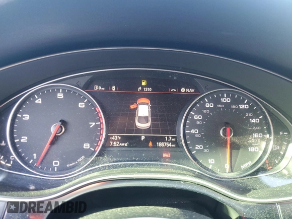 2014 Audi A7 Premium Plus z VIN WAUWGAFC9EN103311, wystawiony jako Copart lot #53675395 z przebiegiem 186 754 mil mil oraz Czysty tytuł • Clean title. Historia ofert i sprzedaży dostępna na DreamBid. Obrazek 9.