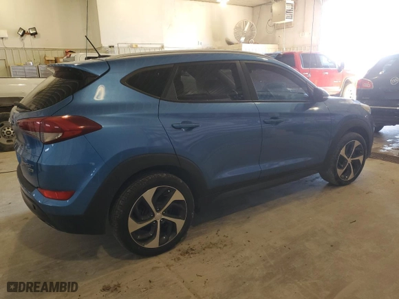 2016 Hyundai Tucson Limited with VIN KM8J3CA25GU047150, listed as a Copart auction lot 50047175 with 117,541 mi miles and Salvage Title. Bid and sale history available at carsss.com. Image 3.