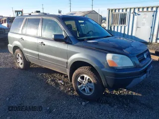 2003 Honda Pilot EX with VIN 2HKYF18433H614451, listed as a IAAI auction lot 41561972 with 199,394 mi miles. Bid and sale history available at carsss.com. Image 1.