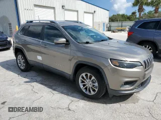 2019 Jeep Cherokee Latitude Plus with VIN 1C4PJLLX7KD109850, listed as a Copart auction lot 44535675 with 27,110 mi miles and Non Repairable. Bid and sale history available at DreamBid. Image 4.