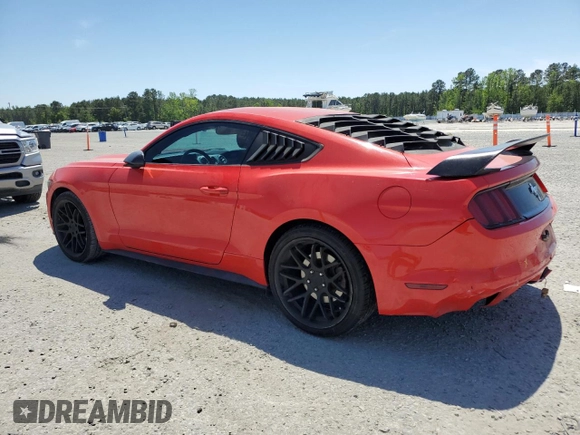 2016 Ford Mustang V6 with VIN 1FA6P8AM5G5309276, listed as a Copart auction lot 53132565 with 97,249 mi miles and Salvage Title. Bid and sale history available at carsss.com. Image 2.