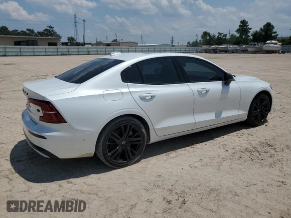 2024 Volvo S60 Plus Black Edition with VIN 7JRL12FHXRG281975, listed as a Copart auction lot 64807344 with 5,629 mi miles and Salvage title. Bid and sale history available at DreamBid. Image 3.