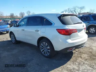 2014 Acura MDX Tech Pkg with VIN 5FRYD4H45EB046128, listed as a IAAI auction lot 41630908 with 116,268 mi miles. Bid and sale history available at carsss.com. Image 3.