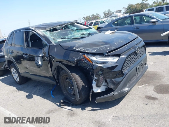 2023 Toyota RAV4 LE with VIN 2T3F1RFV0PC357541, listed as a IAAI auction lot 42348266 with 43,451 mi miles and . Bid and sale history available at DreamBid. Image 1.