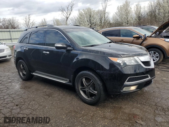 2011 Acura MDX Tech Pkg with VIN 2HNYD2H64BH503437, listed as a Copart auction lot 53913015 with 168,959 mi miles and Clean Title. Bid and sale history available at carsss.com. Image 4.