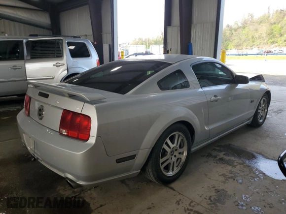 2006 Ford Mustang GT Deluxe with VIN 1ZVFT82H965145372, listed as a Copart auction lot 53283605 with 86,375 mi miles and Salvage Title. Bid and sale history available at carsss.com. Image 3.