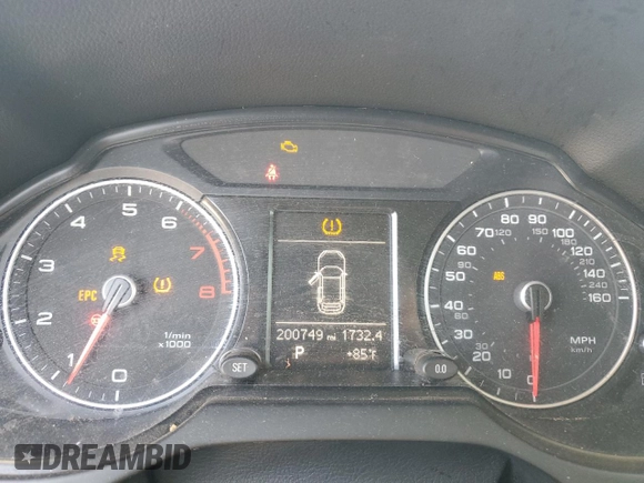 2014 Audi Q5 Premium z VIN WA1CFAFP7EA074288, wystawiony jako Copart lot #53398815 z przebiegiem 200 749 mil mil oraz Szkoda całkowita • Salvage title. Historia ofert i sprzedaży dostępna na DreamBid. Obrazek 9.