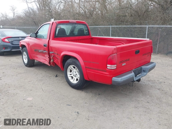 2004 Dodge Dakota with VIN 1D7FL16K14S535595, listed as a IAAI auction lot 41553641 with 110,223 mi miles. Bid and sale history available at carsss.com. Image 3.