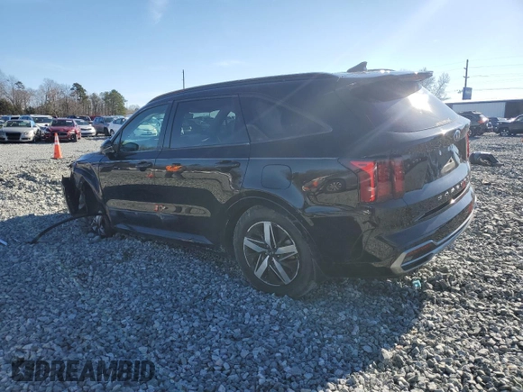 2021 Kia Sorento S with VIN 5XYRL4LC0MG039120, listed as a Copart auction lot 86949934 with 73,617 mi miles and Salvage Title. Bid and sale history available at carsss.com. Image 2.