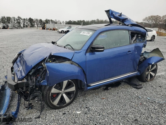 2012 Volkswagen Beetle 2.0T Turbo PZEV with VIN 3VWVA7ATXCM666396, listed as a Copart auction lot 84417204 with 0 mi miles and Salvage Title. Bid and sale history available at carsss.com. Image 1.