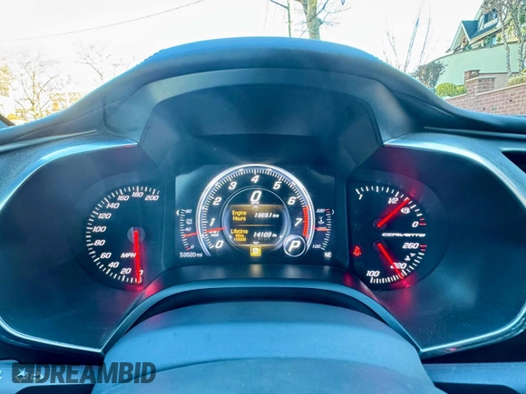 2019 Chevrolet Corvette 3LT with VIN 1G1YF3D73K5117449, listed as a Copart auction lot 87556195 with 53,655 mi miles and Salvage Title. Bid and sale history available at carsss.com. Image 8.