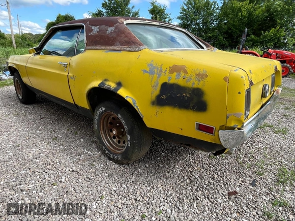 1970 Ford Mustang with VIN 0F01F114329, listed as a Copart auction lot 61922465 with 37,294 mi miles and Clean title. Bid and sale history available at DreamBid. Image 3.