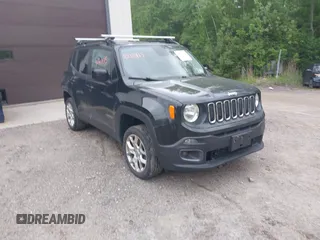 2017 Jeep Renegade Latitude with VIN ZACCJBBB3HPF65773, listed as a IAAI auction lot 42310165 with 142,698 mi miles and . Bid and sale history available at DreamBid. Image 1.