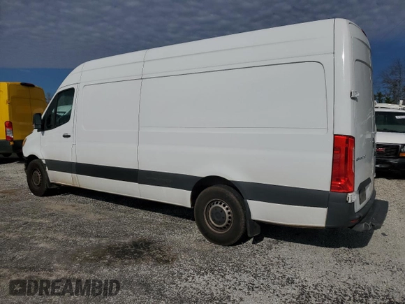 2023 Mercedes-Benz Sprinter Cargo with VIN W1Y40CHY0PT134394, listed as a Copart auction lot 55868155 with 53,473 mi miles and Salvage Title. Bid and sale history available at carsss.com. Image 2.