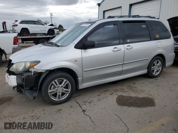 2004 Mazda MPV LX with VIN JM3LW28A440528559, listed as a Copart auction lot 51021245 with 117,382 mi miles and Salvage Title. Bid and sale history available at carsss.com. Image 1.