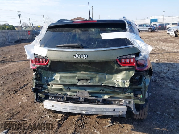 2021 Jeep Compass Limited with VIN 3C4NJDCBXMT562925, listed as a IAAI auction lot 38954308 with 55,034 mi miles and . Bid and sale history available at DreamBid. Image 16.