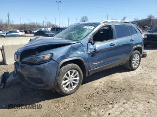 2021 Jeep Cherokee Latitude with VIN 1C4PJMCB7MD209248, listed as a Copart auction lot 47877225 with 20,803 mi miles and Salvage title. Bid and sale history available at DreamBid. Image 1.