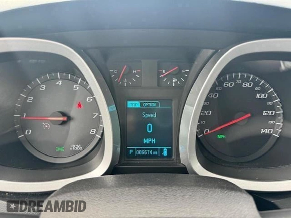 2017 Chevrolet Equinox LS with VIN 2GNALBEK1H1546430, listed as a Copart auction lot 55705755 with 86,674 mi miles and Non Repairable. Bid and sale history available at DreamBid. Image 9.