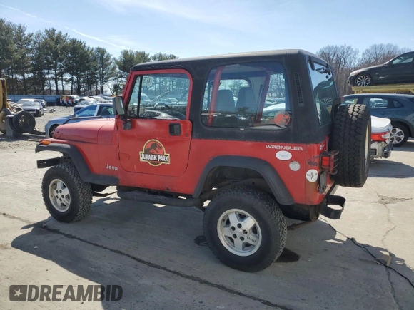 1994 Jeep Wrangler S with VIN 1J4FY19P1RP473249, listed as a Copart auction lot 48751975 with 102,666 mi miles and Clean Title. Bid and sale history available at carsss.com. Image 2.