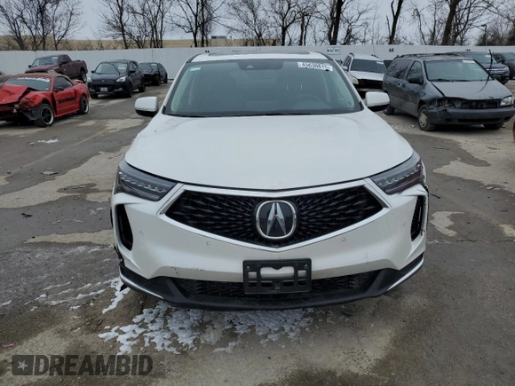 2022 Acura RDX w/Technology Package with VIN 5J8TC2H53NL017284, listed as a Copart auction lot 45630815 with 0 mi miles and Salvage Title. Bid and sale history available at carsss.com. Image 5.