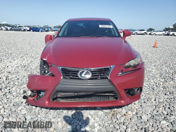 2014 Lexus IS 250 with VIN JTHBF1D21E5000493, listed as a Copart auction lot 56665195 with 115,054 mi miles and Salvage title. Bid and sale history available at DreamBid. Image 5.