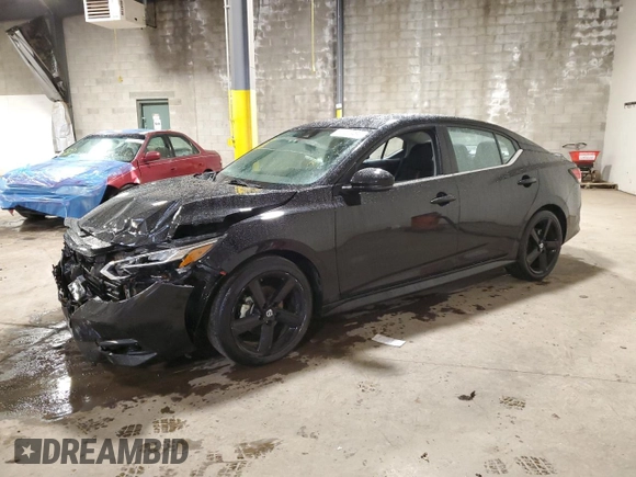 2021 Nissan Sentra SR with VIN 3N1AB8DVXMY312330, listed as a Copart auction lot 81707484 with 39,020 mi miles and Salvage Title. Bid and sale history available at DreamBid. Image 1.