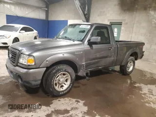 2008 Ford Ranger XL with VIN 1FTYR10U38PA22594, listed as a Copart auction lot 43751205 with 83,480 mi miles and Salvage Title. Bid and sale history available at carsss.com. Image 1.