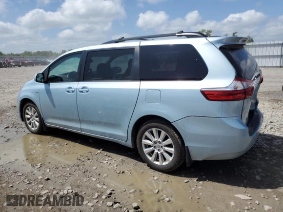 2017 Toyota Sienna LE с VIN 5TDJZ3DC1HS155276, выставлен на аукционе Copart как лот 63633855 с пробегом 132 749 миль миль и Чистый • Clean title. История ставок и продаж доступна на DreamBid. Изображение 2.