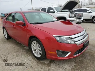 2012 Ford Fusion SEL with VIN 3FAHP0JGXCR364995, listed as a Copart auction lot 51223535 with 42,012 mi miles and Salvage Title. Bid and sale history available at carsss.com. Image 4.