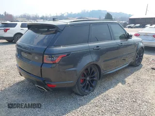 2020 Land Rover Range Rover Sport HST with VIN SALWS2RU9LA730504, listed as a IAAI auction lot 41908264 with 65,275 mi miles. Bid and sale history available at carsss.com. Image 4.