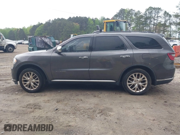 2014 Dodge Durango Citadel with VIN 1C4RDJEG1EC530474, listed as a IAAI auction lot 41961801 with 165,625 mi miles and . Bid and sale history available at DreamBid. Image 14.