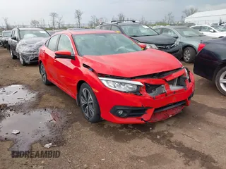 2017 Honda Civic Sedan EX-L with VIN 2HGFC1F77HH641750, listed as a IAAI auction lot 42029918 with 75,924 mi miles. Bid and sale history available at carsss.com. Image 1.