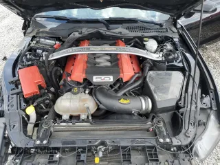 2015 Ford Mustang GT with VIN 1FA6P8CF9F5430356, listed as a Copart auction lot 55227095 with 58,986 mi miles and Salvage title. Bid and sale history available at DreamBid. Image 11.
