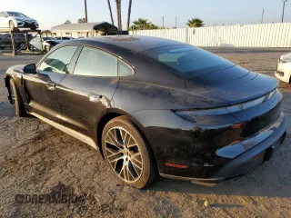 2024 Porsche Taycan with VIN WP0AA2Y10RSA10283, listed as a Copart auction lot 82637484 with 3,036 mi miles and Salvage title. Bid and sale history available at DreamBid. Image 2.