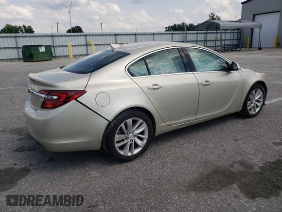 2015 Buick Regal Premium I with VIN 2G4GN5EX2F9173791, listed as a Copart auction lot 56637295 with 153,196 mi miles and Salvage title. Bid and sale history available at DreamBid. Image 3.