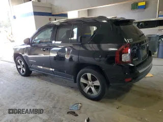 2016 Jeep Compass High Altitude Edition with VIN 1C4NJDEBXGD696289, listed as a Copart auction lot 53302455 with 62,769 mi miles and Salvage Title. Bid and sale history available at carsss.com. Image 2.