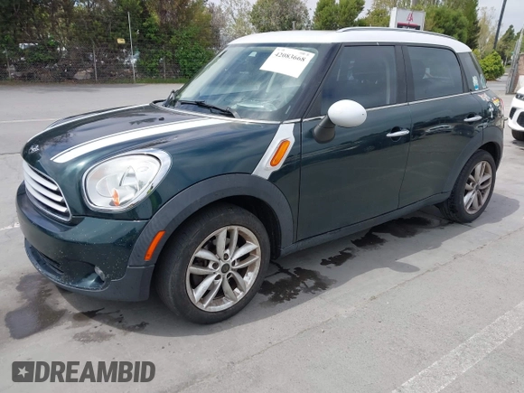 2012 MINI Countryman with VIN WMWZB3C54CWM01897, listed as a IAAI auction lot 42083668 with 132,417 mi miles and . Bid and sale history available at DreamBid. Image 2.