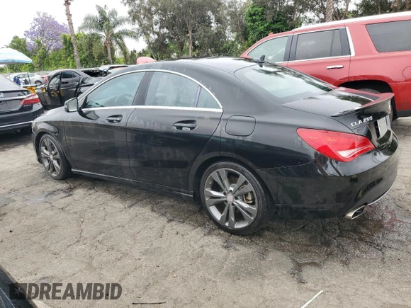2014 Mercedes-Benz CLA 250 with VIN WDDSJ4EB6EN036797, listed as a Copart auction lot 58119915 with 117,823 mi miles and Clean title. Bid and sale history available at DreamBid. Image 2.