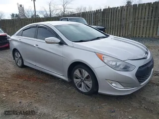 2013 Hyundai Sonata Hybrid with VIN KMHEC4A4XDA072700, listed as a IAAI auction lot 41495296 with 164,610 mi miles. Bid and sale history available at carsss.com. Image 1.