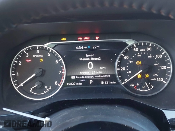 2023 Nissan Pathfinder Rock Creek with VIN 5N1DR3BD2PC201346, listed as a IAAI auction lot 41497308 with 49,827 mi miles and . Bid and sale history available at DreamBid. Image 7.