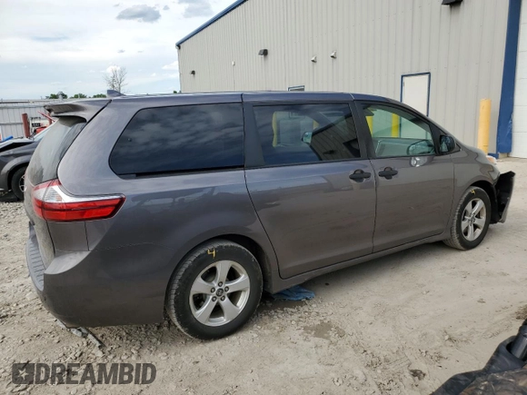 2019 Toyota Sienna L with VIN 5TDZZ3DC3KS969164, listed as a Copart auction lot 61050314 with 140,840 mi miles and Salvage Title. Bid and sale history available at carsss.com. Image 3.