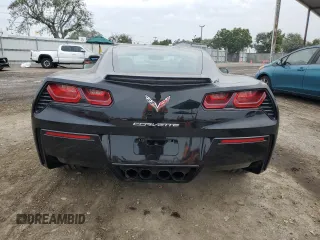 2017 Chevrolet Corvette 1LT with VIN 1G1YA2D7XH5101007, listed as a Copart auction lot 43644564 with 13,490 mi miles. Bid and sale history available at carsss.com. Image 6.